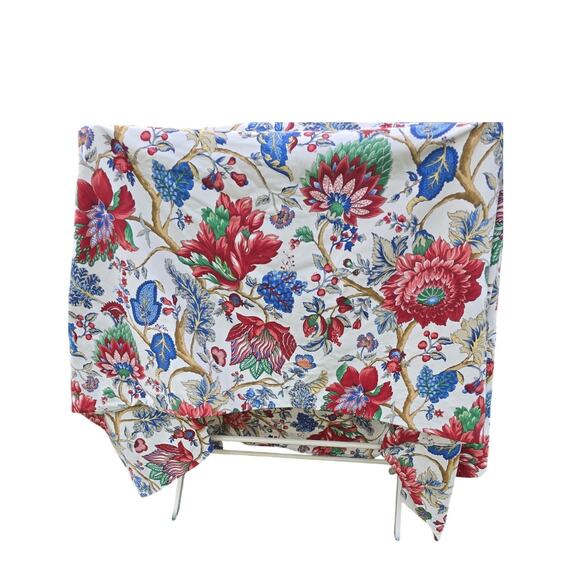 GP & J BAKER Duvet Cover Or Fabric Persian Pomegranate 90" X 100" RED/INDIGO - Picture 2 of 3